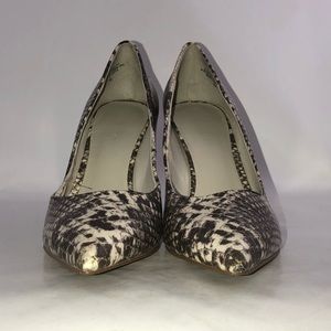 Nine West Snake Scale Pumps